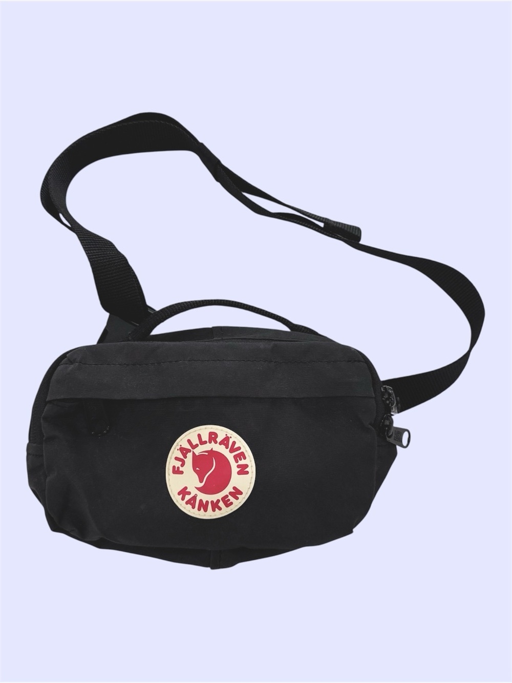 Fjallraven Kanken Hip Pack Crossbody Bag Fanny Pack Hiking Everyday Black